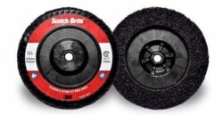 Scotch-Brite™ Clean and Strip XT Pro Disc, XO-DC, SiC Extra Coarse, Purple, 7 in x 5/8″-11, Type 27. image Scotch-Brite™ Clean and Strip XT Pro Disc, XO-DC, SiC Extra Coarse, Purple, 7 in x 5/8″-11, Type 27.image