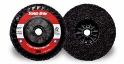 Scotch-Brite™ Clean and Strip XT Pro Disc, XO-DC, SiC Extra Coarse, Purple, 4-1/2 in x 5/8″-11, Type 27 image Scotch-Brite™ Clean and Strip XT Pro Disc, XO-DC, SiC Extra Coarse, Purple, 4-1/2 in x 5/8″-11, Type 27image