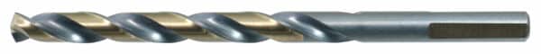 Drillco Series 400F 1/4 HD Jobber Length Drill 3-Flats