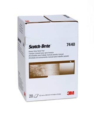 3M™ Scotch-Brite™ Heavy Duty Hand Pad 7440, 6 in. x 9 in.