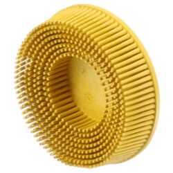 Scotch-Brite™ Roloc™ Bristle Disc, RD-ZB, 80, TR, Yellow, 3 in x 5/8 in, Tapered, 10/Carton, 40 ea/Case image Scotch-Brite™ Roloc™ Bristle Disc, RD-ZB, 80, TR, Yellow, 3 in x 5/8 in, Tapered, 10/Carton, 40 ea/Caseimage