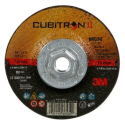 3M™ Cubitron™ II Cut-Off Wheel, 66534, T27 Quick Change, 4.5 in x .125 in x 5/8 in-11 in – OBSOLETE image 3M™ Cubitron™ II Cut-Off Wheel, 66534, T27 Quick Change, 4.5 in x .125 in x 5/8 in-11 in – OBSOLETEimage