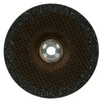3M™ Silver Depressed Center Grinding Wheel, 87447, Quick Change, Type 27, 6 x 1/4 x 5/8"-11 in. - Image 4