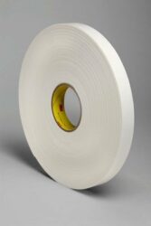 3M™ Double Coated Polyethylene Foam Tape 4466, White, 1 in x 36 yd, 62 mil image 3M™ Double Coated Polyethylene Foam Tape 4466, White, 1 in x 36 yd, 62 milimage