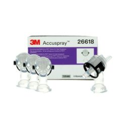 3M™ Accuspray™ Atomizing Head Refill, Pack for 3M™ PPS™ Series 2.0, 26618, Clear, 1.8 mm, 4 nozzles per pack image 3M™ Accuspray™ Atomizing Head Refill, Pack for 3M™ PPS™ Series 2.0, 26618, Clear, 1.8 mm, 4 nozzles per packimage