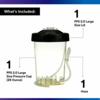 3M™ PPS™ Series 2.0 Type H/O Pressure Cup, 26124, Large/Standard (28 fl oz/22 fl oz, 828m/650 mL) - Image 4