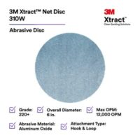 3M Xtract™ Net Disc 310W, 220+, 6 in x NH, Die 600Z - Image 4