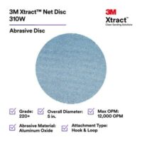 3M Xtract™ Net Disc 310W, 220+, 5 in x NH, Die 500X - Image 4