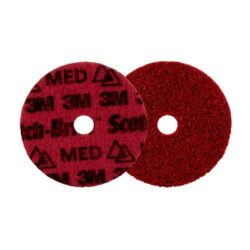 Scotch-Brite™ Precision Surface Conditioning Disc, PN-DH, Medium, 4 in x 5/8 in, 100 ea/Case image Scotch-Brite™ Precision Surface Conditioning Disc, PN-DH, Medium, 4 in x 5/8 in, 100 ea/Caseimage