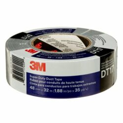3M™ Super Duty Duct Tape DT17, Black, 48 mm x 32 m, 17 mil, Individually Wrapped image 3M™ Super Duty Duct Tape DT17, Black, 48 mm x 32 m, 17 mil, Individually Wrappedimage