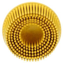 Scotch-Brite™ Roloc™ Bristle Disc, RD-ZB, 07525, 80, TR, Yellow, 2 in x 5/8 in, Tapered, 10/Carton, 40 ea/Case image Scotch-Brite™ Roloc™ Bristle Disc, RD-ZB, 07525, 80, TR, Yellow, 2 in x 5/8 in, Tapered, 10/Carton, 40 ea/Caseimage