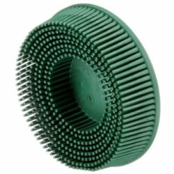 Scotch-Brite™ Roloc™ Bristle Disc, 07526, RD-ZB, 50 Green, 3 in x 5/8, Tapered, 4 ea/Case image Scotch-Brite™ Roloc™ Bristle Disc, 07526, RD-ZB, 50 Green, 3 in x 5/8, Tapered, 4 ea/Caseimage