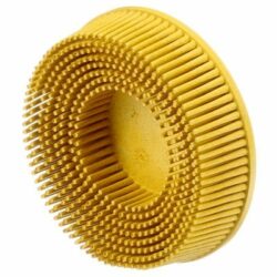 Scotch-Brite™ Roloc™ Bristle Disc 07527, 3 in x 5/8 Tapered MED image Scotch-Brite™ Roloc™ Bristle Disc 07527, 3 in x 5/8 Tapered MEDimage