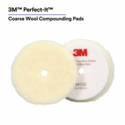 3M™ Perfect-It™ Random Orbital Wool Compounding Pad 34120, Coarse, White, 5 in (130 mm) image 3M™ Perfect-It™ Random Orbital Wool Compounding Pad 34120, Coarse, White, 5 in (130 mm)image
