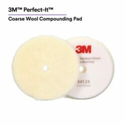 3M™ Perfect-It™ Random Orbital Wool Compounding Pad 34124, Coarse, White, 6 in (150 mm) image 3M™ Perfect-It™ Random Orbital Wool Compounding Pad 34124, Coarse, White, 6 in (150 mm)image