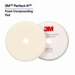 3M™ Perfect-It™ Random Orbital Foam Compounding Pad 34126, Coarse, White, 6 in (150 mm) image 3M™ Perfect-It™ Random Orbital Foam Compounding Pad 34126, Coarse, White, 6 in (150 mm)image