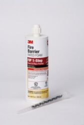 3M™ Fire Barrier Rated Foam FIP 1-Step, Maroon, 12.85 fl oz Cartridge image 3M™ Fire Barrier Rated Foam FIP 1-Step, Maroon, 12.85 fl oz Cartridgeimage