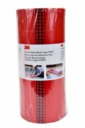 3M™ Fire and Water Barrier Tape FWBT12, Translucent, 12 in x 75 ft image 3M™ Fire and Water Barrier Tape FWBT12, Translucent, 12 in x 75 ftimage