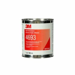 3M™ High Performance Industrial Plastic Adhesive 4693, Light Amber, 1 Quart Can image 3M™ High Performance Industrial Plastic Adhesive 4693, Light Amber, 1 Quart Canimage