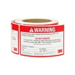 3M™ Firestop Identification Label, 3 in x 5 in image 3M™ Firestop Identification Label, 3 in x 5 inimage