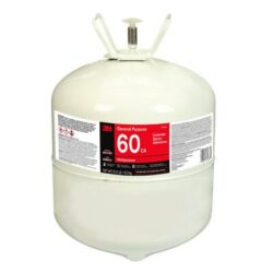 3M™ General Purpose 60 CA Cylinder Spray Adhesive, Low VOC, Clear, Large Cylinder (Net Wt 27.2 lb)image