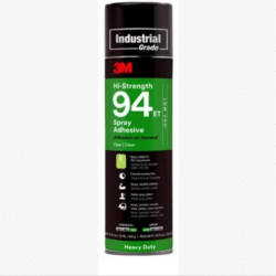 3M™ Hi-Strength Spray Adhesive 94 ET, Low VOC <20%, Clear, 24 fl oz Can (Net Wt 19.8 oz) image 3M™ Hi-Strength Spray Adhesive 94 ET, Low VOC <20%, Clear, 24 fl oz Can (Net Wt 19.8 oz)image