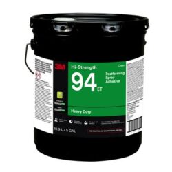 3M™ Hi-Strength 94 ET Adhesive, Clear, 5 Gallon (Pail), Drum image 3M™ Hi-Strength 94 ET Adhesive, Clear, 5 Gallon (Pail), Drumimage