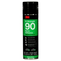 3M™ Hi-Strength Spray Adhesive 90, Clear, 24 fl oz Can (Net Wt 18.35 oz) image 3M™ Hi-Strength Spray Adhesive 90, Clear, 24 fl oz Can (Net Wt 18.35 oz)image