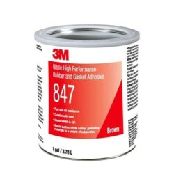 3M™ Nitrile High Performance Rubber and Gasket Adhesive 847, Brown, 1 Gallon image 3M™ Nitrile High Performance Rubber and Gasket Adhesive 847, Brown, 1 Gallonimage