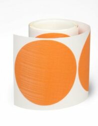3M™ Trizact™ PSA Film Disc Roll 268XA, A5 3MIL, Orange, 5 in x NH, Die 500X image 3M™ Trizact™ PSA Film Disc Roll 268XA, A5 3MIL, Orange, 5 in x NH, Die 500Ximage