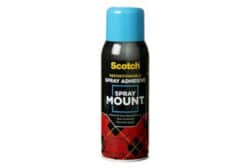 Scotch® Spray Mount™ Spray Adhesive, 6064-CFT, 4 oz image Scotch® Spray Mount™ Spray Adhesive, 6064-CFT, 4 ozimage