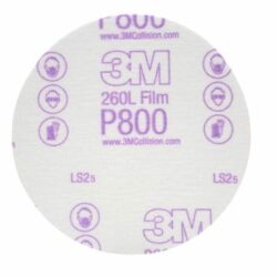 3M™ Hookit™ Finishing Film Abrasive Disc 260L, 00954, 5 in, P800 image 3M™ Hookit™ Finishing Film Abrasive Disc 260L, 00954, 5 in, P800image