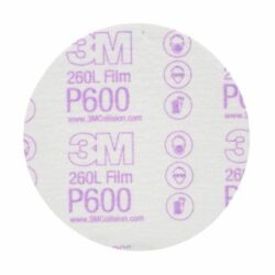 3M™ Hookit™ Finishing Film Abrasive Disc 260L, 00955, 5 in, P600 image 3M™ Hookit™ Finishing Film Abrasive Disc 260L, 00955, 5 in, P600image