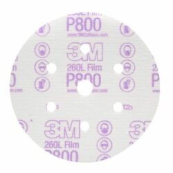 3M™ Hookit™ Finishing Film Abrasive Disc 260L, 01070, 6 in, Dust Free, P800 image 3M™ Hookit™ Finishing Film Abrasive Disc 260L, 01070, 6 in, Dust Free, P800image
