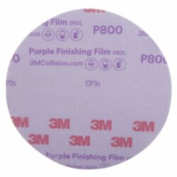 3M™ Hookit™ Purple Finishing Film Abrasive Disc 260L, 30670, 6 in, P800 image 3M™ Hookit™ Purple Finishing Film Abrasive Disc 260L, 30670, 6 in, P800image