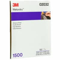 3M™ Wetordry™ Abrasive Sheet, 02032, 9 in x 11 in, 1500 grade - Image 3