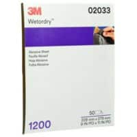 3M™ Wetordry™ Abrasive Sheet 401Q, 02033, 1200, 9 in x 11 in - Image 3