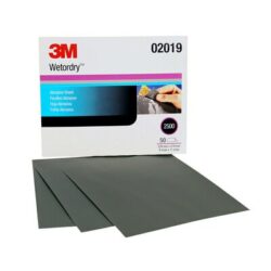 3M™ Wetrodry™ Abrasive Sheet, 02019, 2500, 9 in x 11 in image 3M™ Wetrodry™ Abrasive Sheet, 02019, 2500, 9 in x 11 inimage