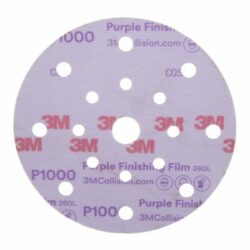 3M™ Hookit™ Purple Finishing Film Abrasive Disc 260L, 34782, 6 in, Dust Free, P1000 image 3M™ Hookit™ Purple Finishing Film Abrasive Disc 260L, 34782, 6 in, Dust Free, P1000image