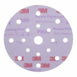 3M™ Hookit™ Purple Finishing Film Abrasive Disc 260L, 34781, 6 in, Dust Free, P800 image 3M™ Hookit™ Purple Finishing Film Abrasive Disc 260L, 34781, 6 in, Dust Free, P800image