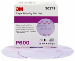 3M™ Hookit™ Purple Finishing Film Abrasive Disc 260L, 30371, 3 in, P600 image 3M™ Hookit™ Purple Finishing Film Abrasive Disc 260L, 30371, 3 in, P600image