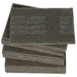 Scotch-Brite™ Hand Pad 7448, HP-HP, SiC Ultra Fine, Gray, 6 in x 9 inimage