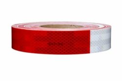 3M™ Diamond Grade™ Conspicuity Markings 983-32NL, Red/White, 1 in x 50 yd image 3M™ Diamond Grade™ Conspicuity Markings 983-32NL, Red/White, 1 in x 50 ydimage