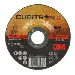 3M™ Cubitron™ II Cut-Off Wheel, 66535, 36, T42, 115 mm x 3 mm x 22.23 mm – OBSOLETEimage