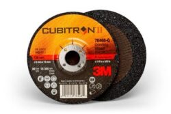 3M™ Cubitron™ II Depressed Center Grinding Wheel, 78468, 36, T27, 100 mm x 6 mm x 16 mm – OBSOLETE image 3M™ Cubitron™ II Depressed Center Grinding Wheel, 78468, 36, T27, 100 mm x 6 mm x 16 mm – OBSOLETEimage