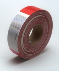 3M™ Diamond Grade™ Conspicuity Markings 983-32, Red/White, 67533, 2 in x 150 ft image 3M™ Diamond Grade™ Conspicuity Markings 983-32, Red/White, 67533, 2 in x 150 ftimage