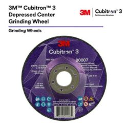 3M™ Cubitron™ 3 Depressed Center Grinding Wheel, 66202, 36+, Type 27, 4-1/2 in x 1/4 in x 5/8 in-11, ANSI, Trial Pack image 3M™ Cubitron™ 3 Depressed Center Grinding Wheel, 66202, 36+, Type 27, 4-1/2 in x 1/4 in x 5/8 in-11, ANSI, Trial Packimage