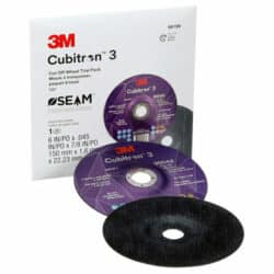 3M™ Cubitron™ 3 Cut-Off Wheel, 66198, 60+, Type 27, 6 in x 0.045 in x 7/8 in, ANSI, Trial Pack image 3M™ Cubitron™ 3 Cut-Off Wheel, 66198, 60+, Type 27, 6 in x 0.045 in x 7/8 in, ANSI, Trial Packimage