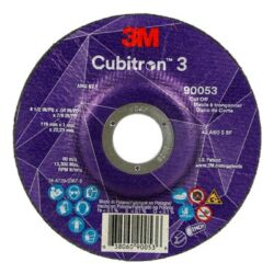 3M™ Cubitron™ 3 Cut-Off Wheel, 90053, 60+, T27, 4-1/2 in x 0.04 in x 7/8 in, ANSIimage