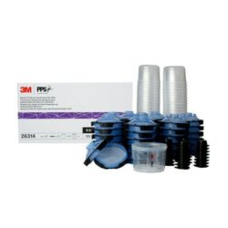 3M™ PPS™ Series 2.0 Spray Cup System Kit, 26314, Mini (6.8 fl oz, 200 mL), 125 Micron Filter image 3M™ PPS™ Series 2.0 Spray Cup System Kit, 26314, Mini (6.8 fl oz, 200 mL), 125 Micron Filterimage